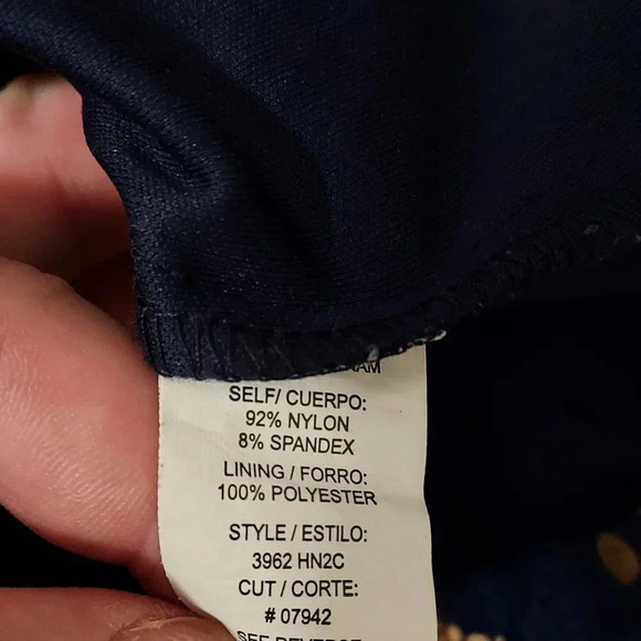 City Triangles Blue Floral Lace Dress Size XL - Picture 5 of 5